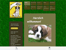 Tablet Screenshot of bernhardiner-in-not.de
